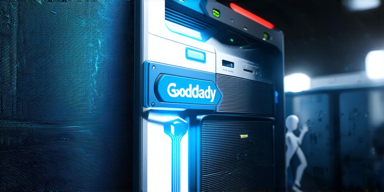 What is the cost of hosting services from GoDaddy?