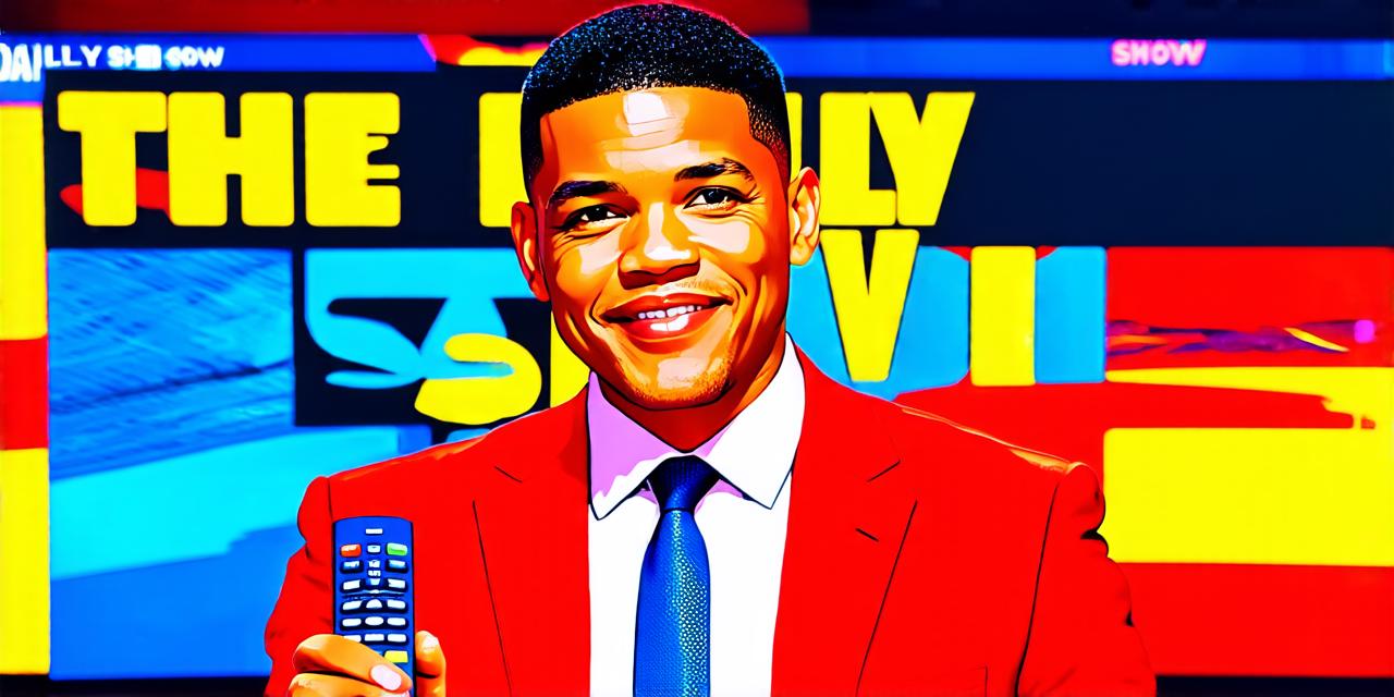 Who is the host of The Daily Show this evening?